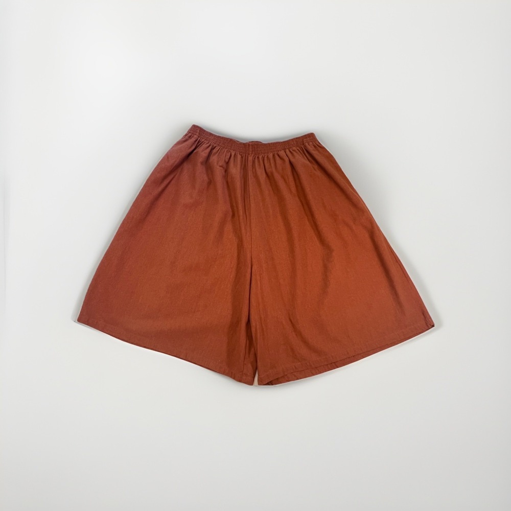 VNT We Be Bop Wide Leg Shorts Rust Color Below Knee Size 2X